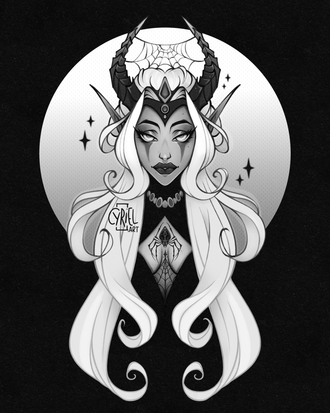 Greyscale - Symmetrical Bust